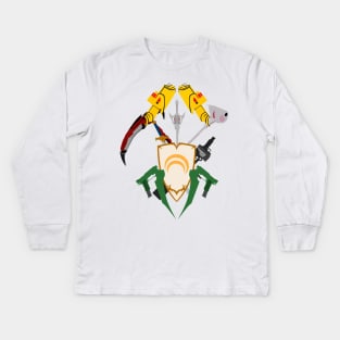 team rwby & team jnr: weapons Kids Long Sleeve T-Shirt